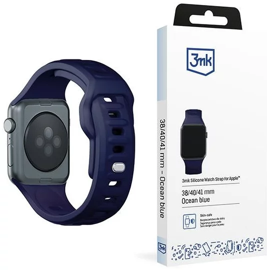 Řemínek 3MK Silicone Watch Strap ocean blue for Apple Watch 38/40/41mm