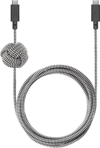 Kábel Native Union Anchor Cable (USB-C - USB-C) 3m, zebra (ACABLE-C-ZEB-NP)