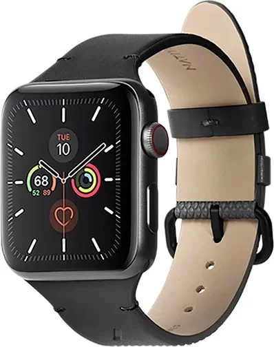 Řemínek Native Union (RE)CLASSIC Strap for Apple Watch 44mm, black (RESTRAP-AW-L-BLK)