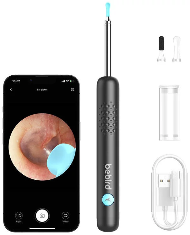 Otoskop Bebird Smart Visual Ear-Clean Rod R1 black