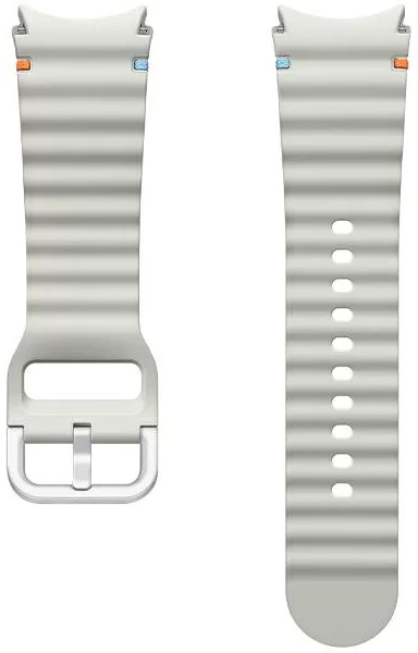 Remienok Samsung ET-SNL30SSEGEU Sport Band for Watch7 / 6 / 5 / 4 20mm S/M silver (ET-SNL30SSEGEU)