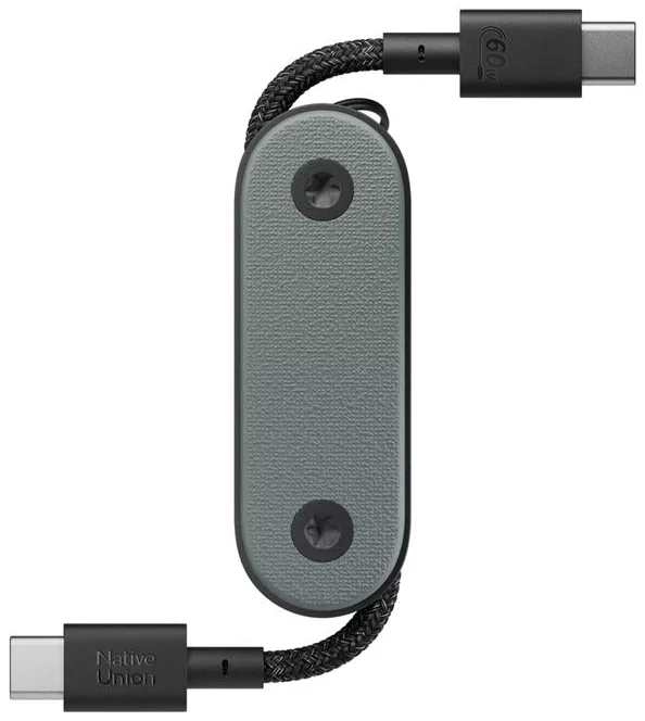 Kábel Native Union Pocket Cable (USB-C - USB-C), slate green (POCK-C-GRN-NP)