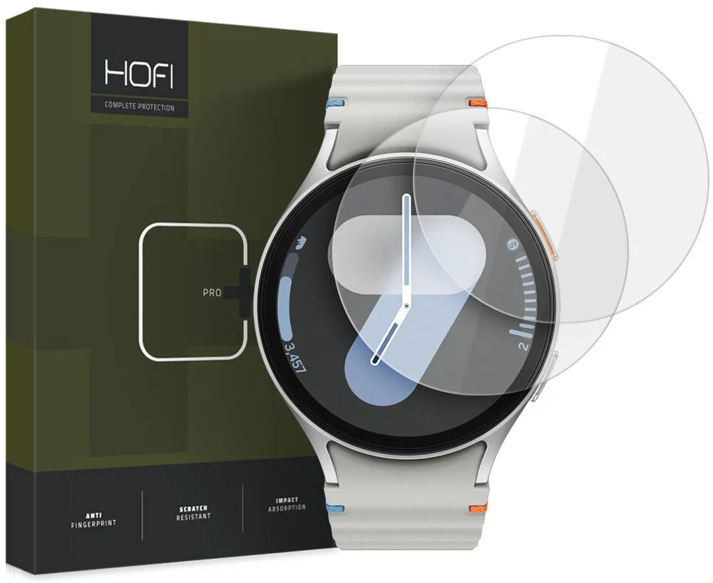 Ochranné sklo HOFI GLASS PRO+ 2-PACK SAMSUNG GALAXY WATCH 4 / 5 / 6 / 7 (44 MM) CLEAR (5906302312610)