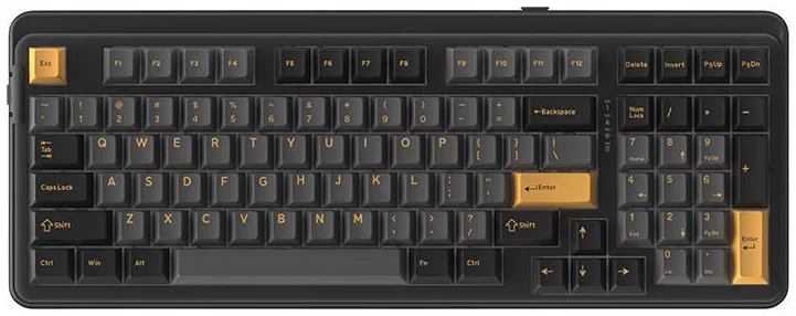 Klávesnica Dareu EK98 Pro Mechanical Keyboard Red Switch Black-golden