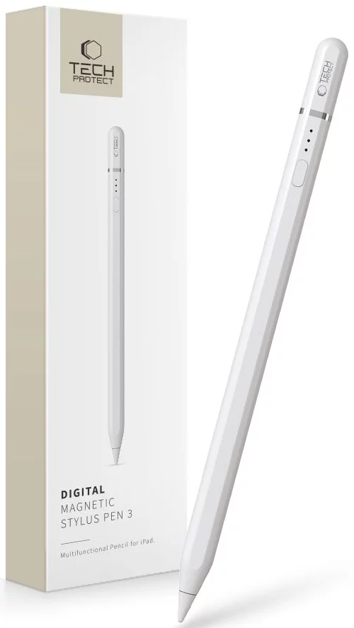 TECH-PROTECT DIGITAL MAGNETIC STYLUS PEN ”3” IPAD WHITE (5906302309719)