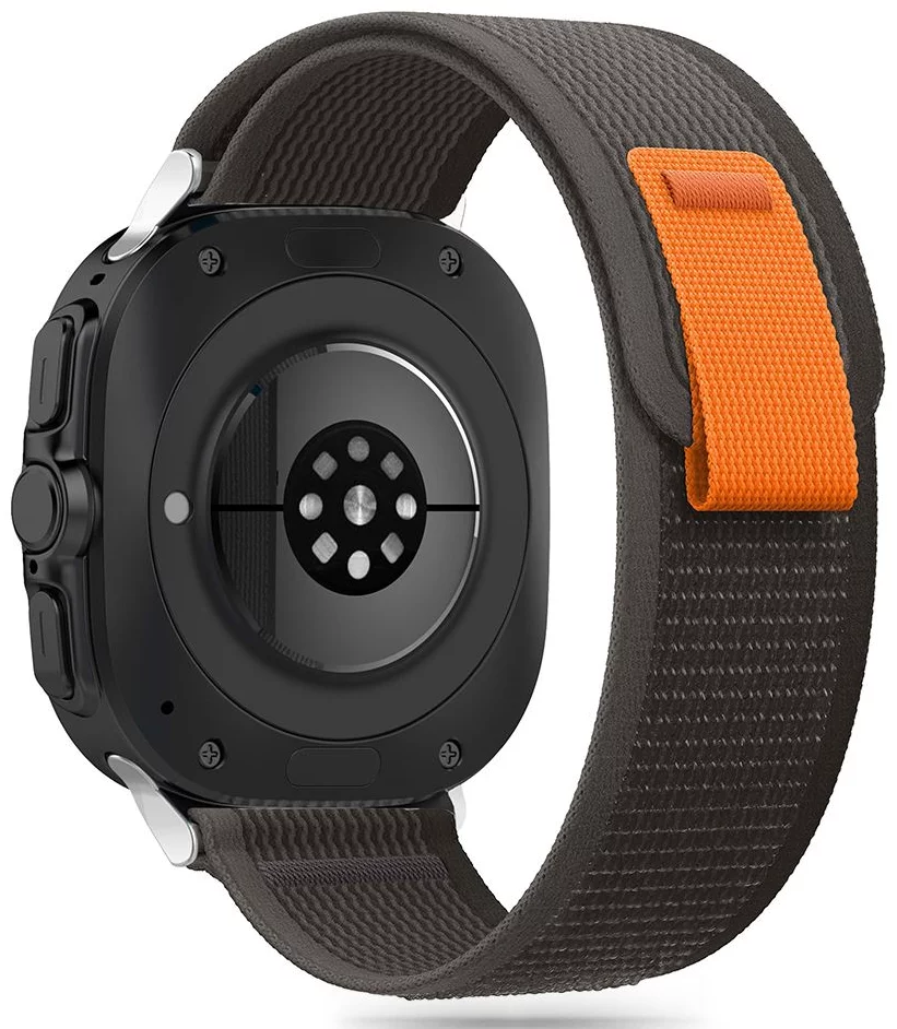 Řemínek TECH-PROTECT NYLON SAMSUNG GALAXY WATCH ULTRA (47 MM) BLACK/ORANGE (5906302312382)