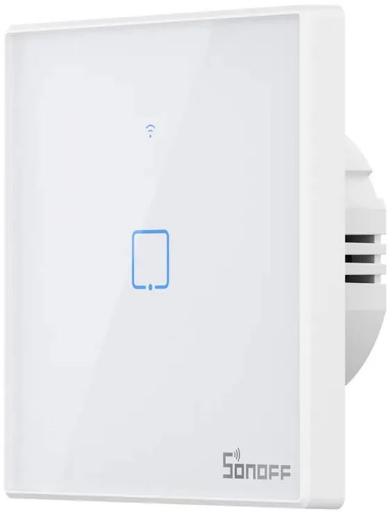 Ovládač Sonoff Smart Switch WiFi + RF 433 T2 EU TX (1-channel) updated