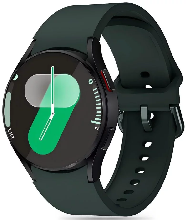 Řemínek TECH-PROTECT SILICONE SAMSUNG GALAXY WATCH 4 / 5 / 5 PRO / 6 / 7 / FE OLIVE GREEN (5906302313525)