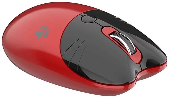 Myš MOFII Wireless Mouse M3DM Red/Black