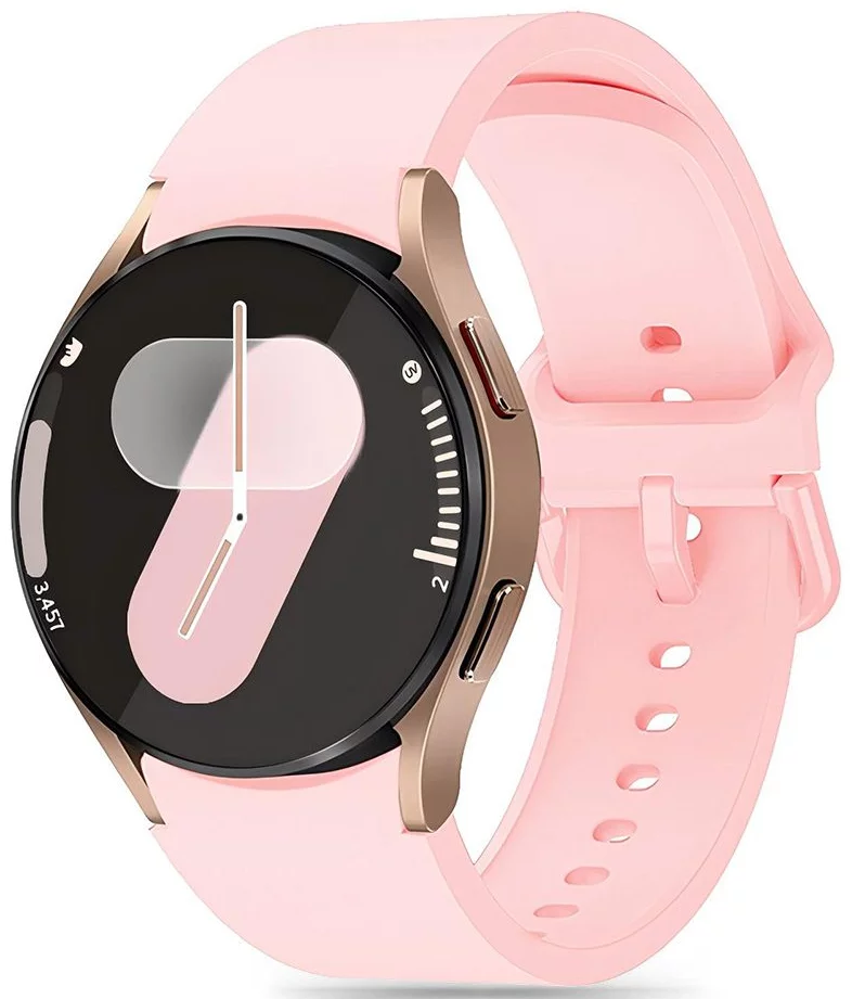 Remienok TECH-PROTECT SILICONE SAMSUNG GALAXY WATCH 4 / 5 / 5 PRO / 6 / 7 / FE BABY PINK (5906302313488)