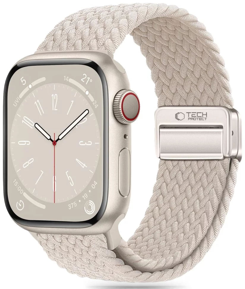 Řemínek TECH-PROTECT NYLONMAG APPLE WATCH 4 / 5 / 6 / 7 / 8 / 9 / SE / ULTRA 1 / 2 (42 / 44 / 45 / 49 MM) STARLIGHT (5906302312801)