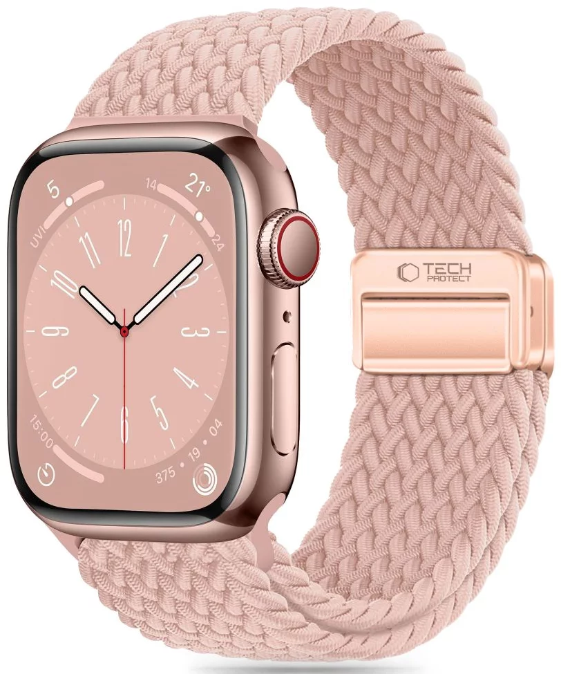 Řemínek TECH-PROTECT NYLONMAG APPLE WATCH 4 / 5 / 6 / 7 / 8 / 9 / SE / ULTRA 1 / 2 (42 / 44 / 45 / 49 MM) DUSTY ROSE (5906302312818)