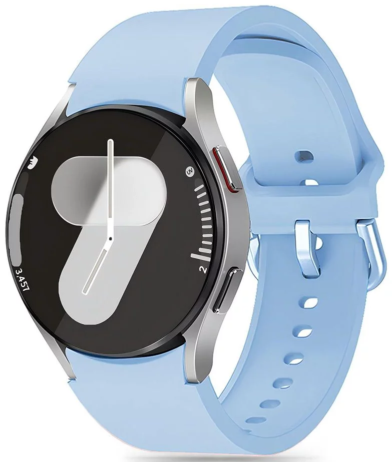 Řemínek TECH-PROTECT SILICONE SAMSUNG GALAXY WATCH 4 / 5 / 5 PRO / 6 / 7 / FE SKY BLUE (5906302313495)