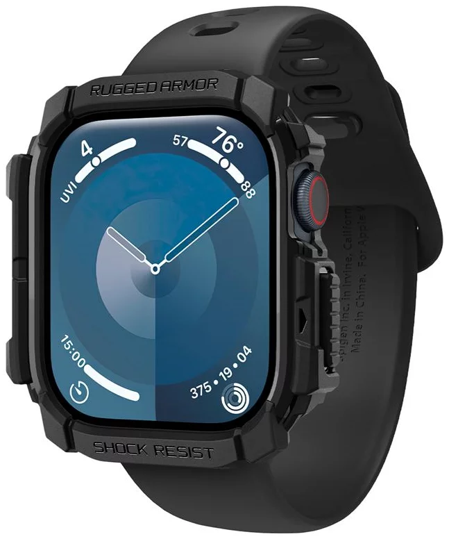 Spigen Rugged Armor, matte black Apple Watch 2024 46mm (ACS08597)