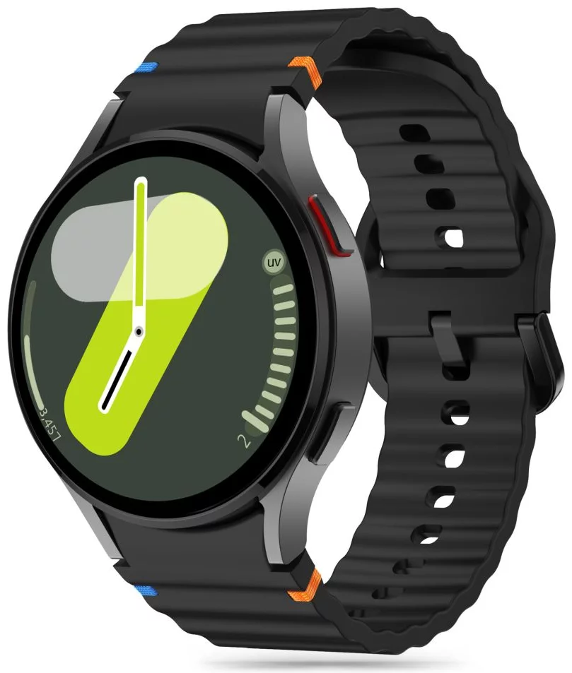 Remienok TECH-PROTECT SILICONE SPORT SAMSUNG GALAXY WATCH 4 / 5 / 5 PRO / 6 / 7 / FE BLACK (5906302313389)