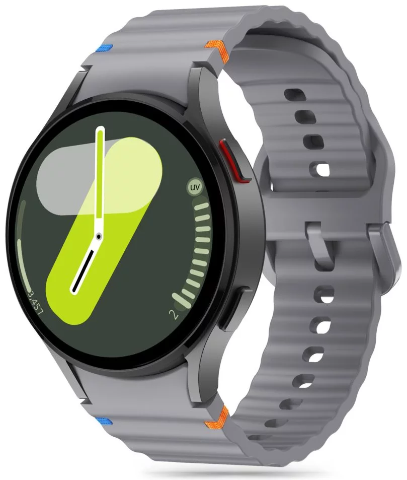 Řemínek TECH-PROTECT SILICONE SPORT SAMSUNG GALAXY WATCH 4 / 5 / 5 PRO / 6 / 7 / FE CRAYON GREY (5906302313402)