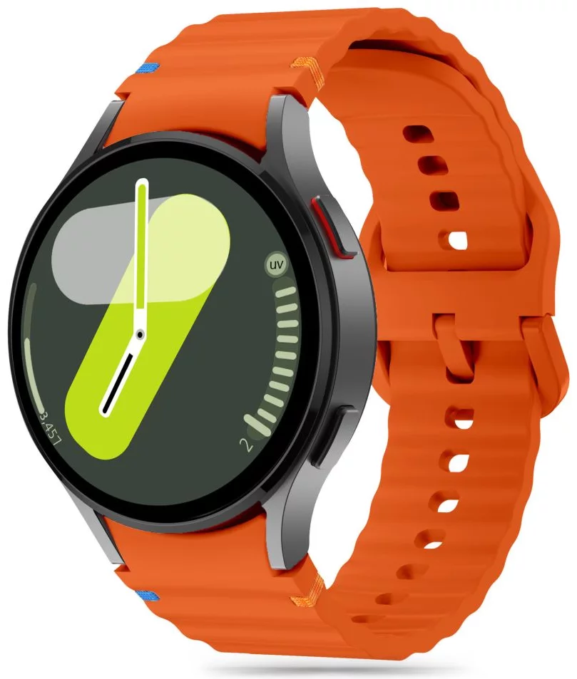 Řemínek TECH-PROTECT SILICONE SPORT SAMSUNG GALAXY WATCH 4 / 5 / 5 PRO / 6 / 7 / FE ORANGE (5906302313457)