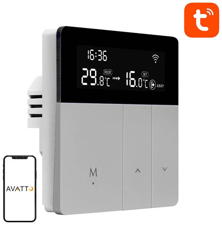 Termostat Avatto Smart DHW boiler thermostat WT50 3A Wi-Fi TUYA