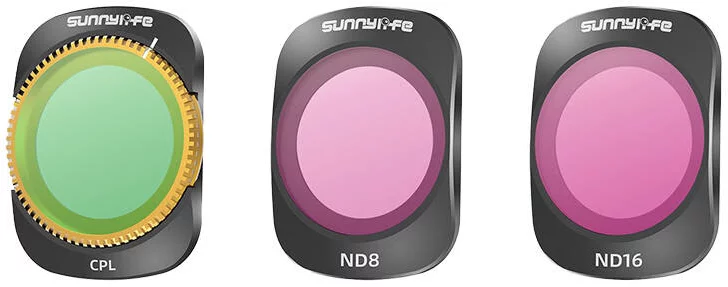 Filter Sunnylife CPL, ND8, ND16 Filter Set for DJI Osmo Pocket 3