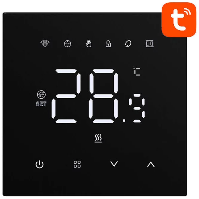 Termostat Avatto WT410-16A-B smart thermostat electric heating 16A WiFi