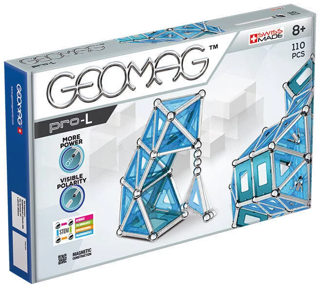 Hračka GEOMAG Magnetic blocks Pro-L Panels 110 pieces GEO-024