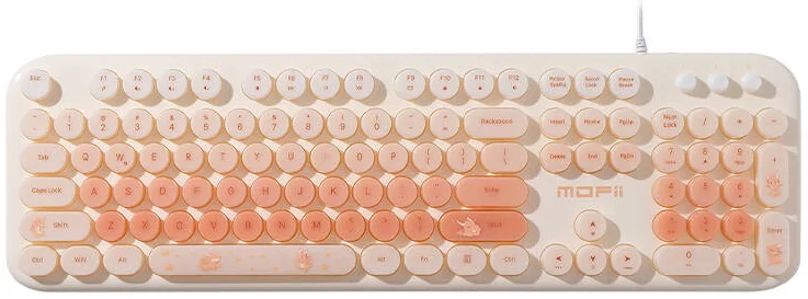 Klávesnice MOFII Wired Keyboard Illuminating Love Me (Beige)