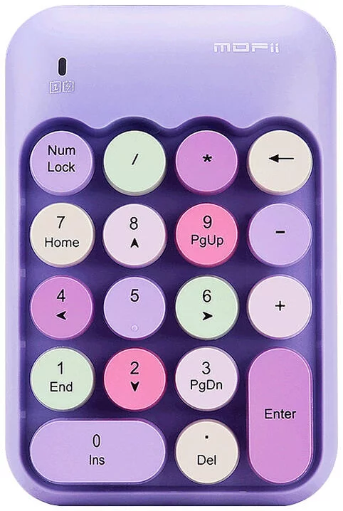 Klávesnice MOFII Wireless Numeric Keypad  X910 (Purple)