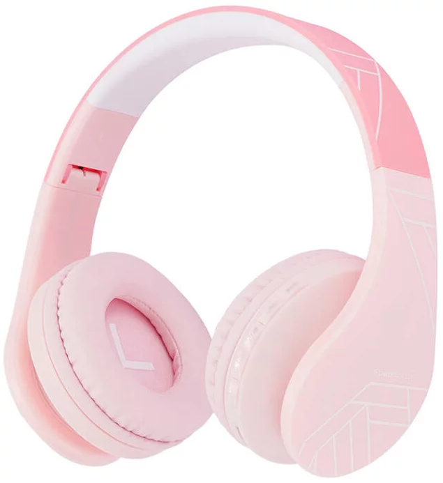 Sluchátka PowerLocus P1 Wireless Headphones for kids (pink)