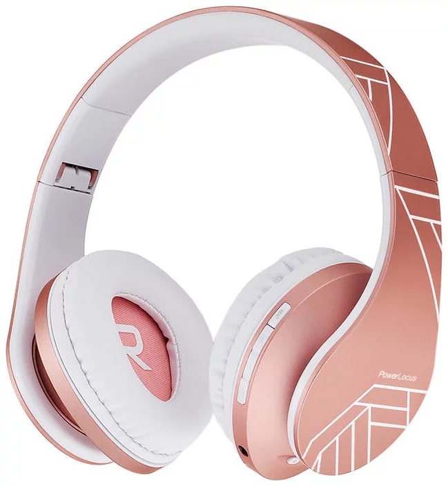 Sluchátka PowerLocus P2 Wireless Headphones for kids (rose gold)