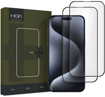 HOFI GLASS PRO+ 2-PACK IPHONE 16 BLACK (5906302310821)