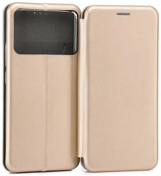 Beline Case Book Magnetic za Poco F6 Pro zlata etui za kartice