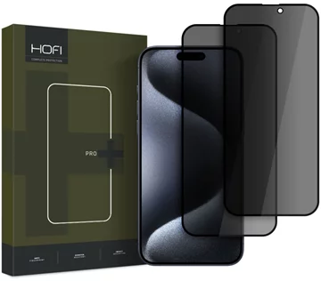 HOFI ANTI SPY GLASS PRO+ 2-PACK PRIVACY GLASS IPHONE 16 PRIVACY (5906302310869)