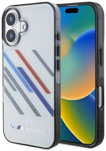 Coque BMW M Power Hexo Tricolore pour iPhone 14 Plus