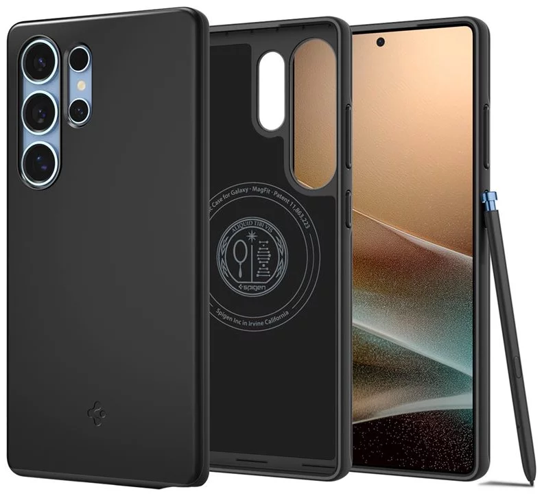 Spigen Thin Fit MagSafe, black Samsung Galaxy S25 Ultra (ACS08946)