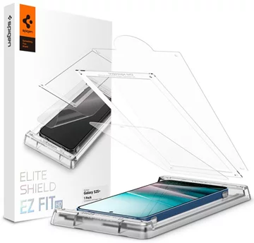 Spigen EliteShield EZ Fit HD 1er Pack Schutzglas für Samsung Galaxy S25+ (AFL09087)