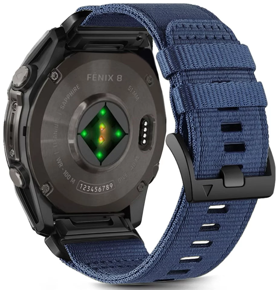 Strap TECH PROTECT NYLON CLASSIC GARMIN FENIX 5 6 6 PRO 7 8 47 MM E NAVY BLUE 5906302377060