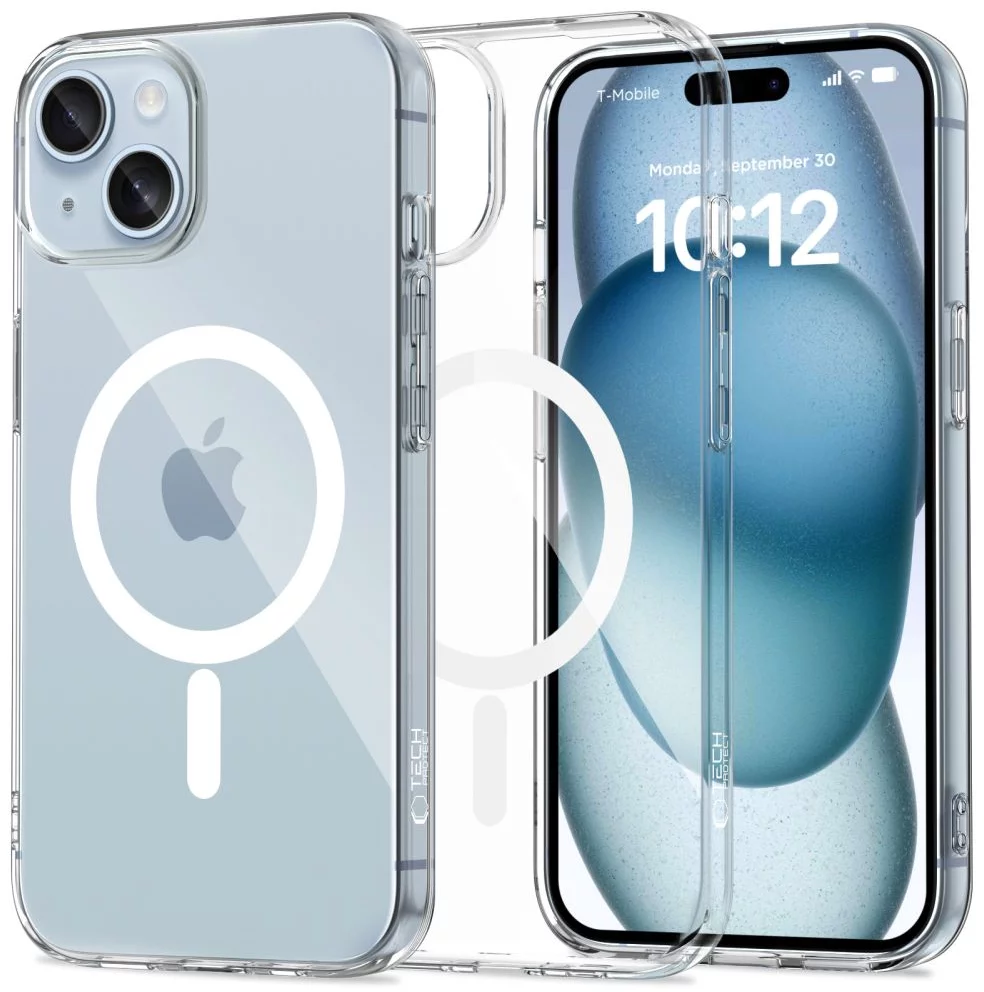 TECH-PROTECT FLEXAIR MAGSAFE IPHONE 15 CLEAR (5906302371853)