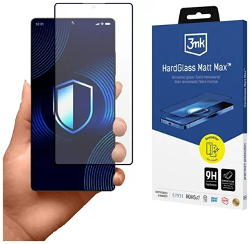 3MK HardGlass Matt Max gehärtetes Glas für Samsung Galaxy S25 Ultra
