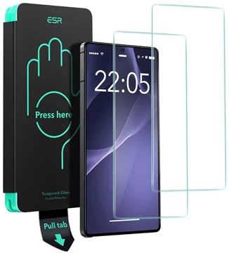 ESR TEMPERED GLASS 2-БРОЯ защитено стъкло Galaxy S25 Ultra прозрачно (4894240252741)  