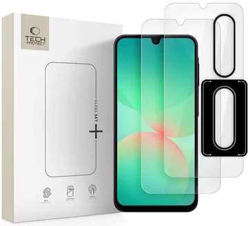 TECH-PROTECT GLASS SET+ GALAXY A26 5G set de cristales templados transparentes (5906302362776)