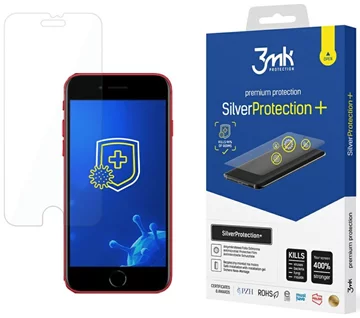 3MK SilverProtect+ folie antimicrobiană aplicată umed pentru Apple iPhone SE 2020/2022  