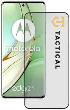 Tactical Glass Shield 5D Schutzglas für Motorola Edge 40 schwarz (57983113860)  